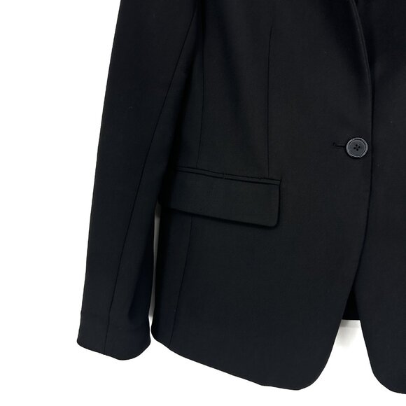 J.Crew Women's‎ Regent Single Button Blazer Four Season Stretch Black Size 4 - Picture 4 of 11